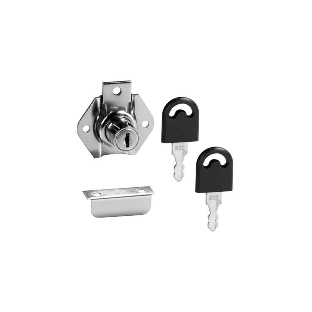 Kit 2 Fechaduras Móveis Cano Curto 22mm X D17 2 Chaves XF