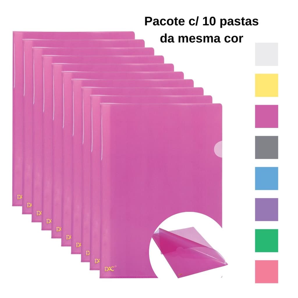 Pasta em L DAC A4 10 Unidades