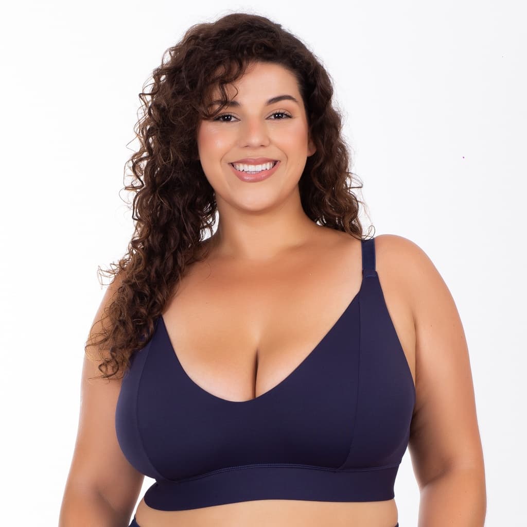 Sutiã Grande Plus Size Reforçado Lingerie Feminino Sem Bojo Microfibra Alça Reforçada Sustentação