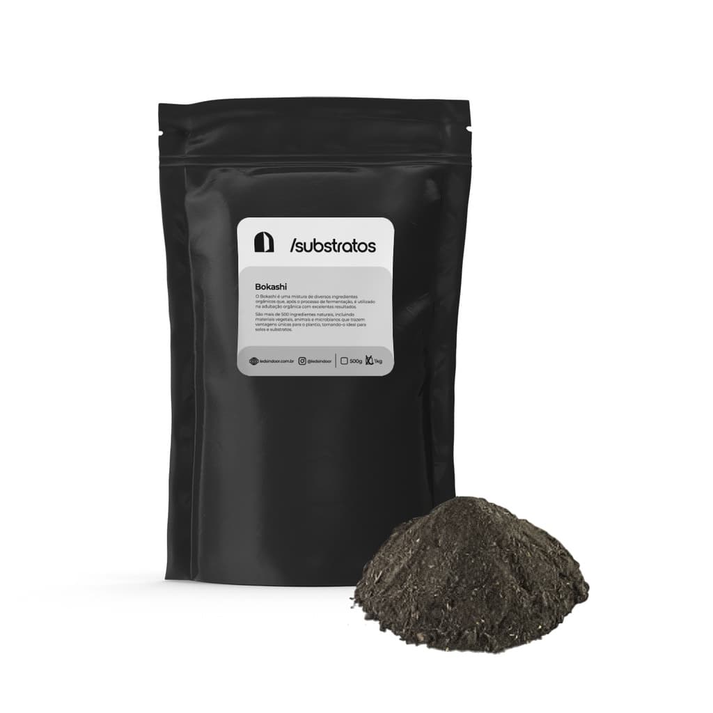 Bokashi - Fertilizante Adubo Orgânico 500g ou 1kg - Nutrição de Solo - Recuperação de Terra