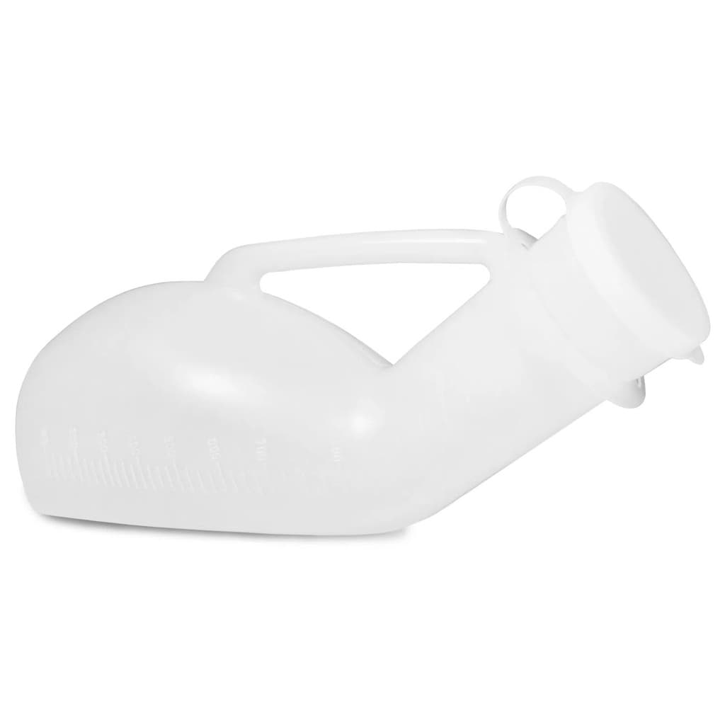 Papagaio Coletor Urina 1 Litro Masculino C/tampa Plastico