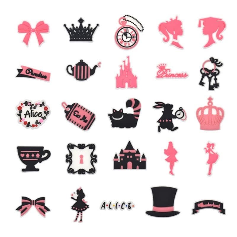 Encantos de sapatos de decorações de O gato acessórios de PVC com botão e sandálias pinos de pingente com presentes