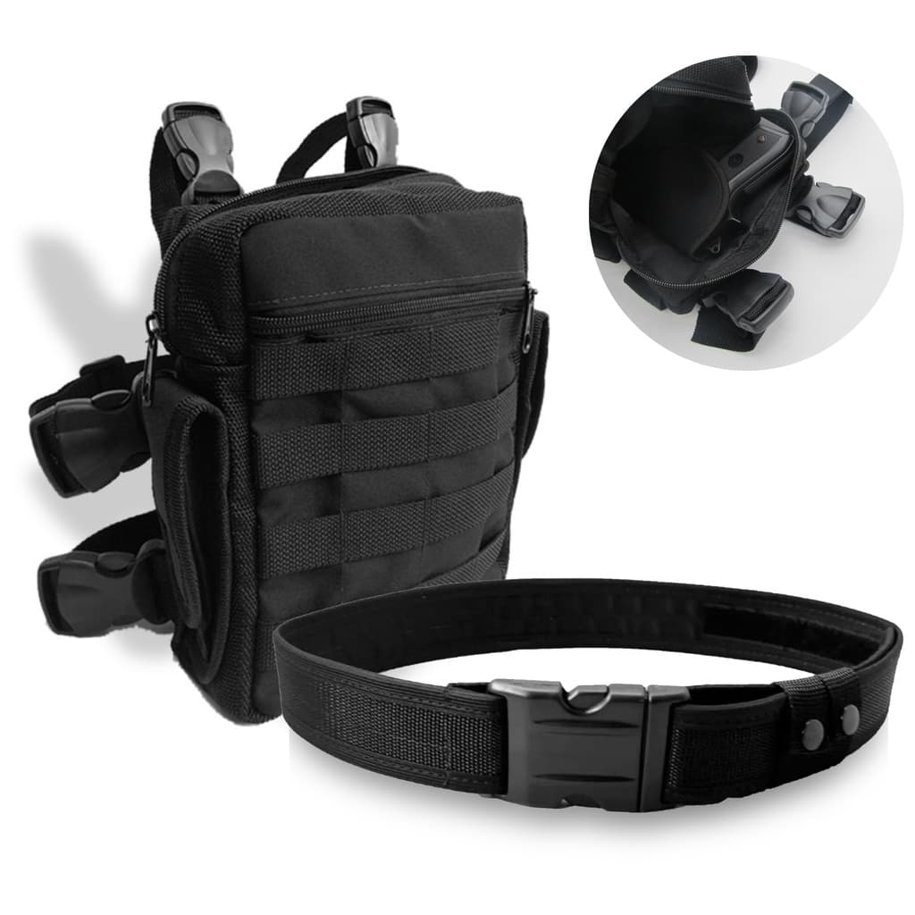 Bornal Modular com Coldre Velado + Cinto de Guarnição