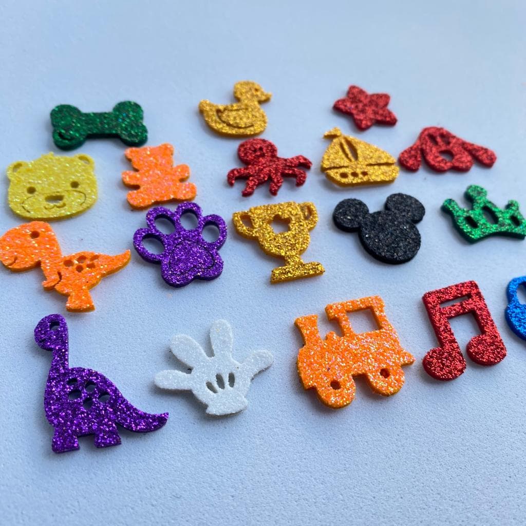 Adesivo EVA Colante PET - Macho e Fêmea mod sortidos 100 uni