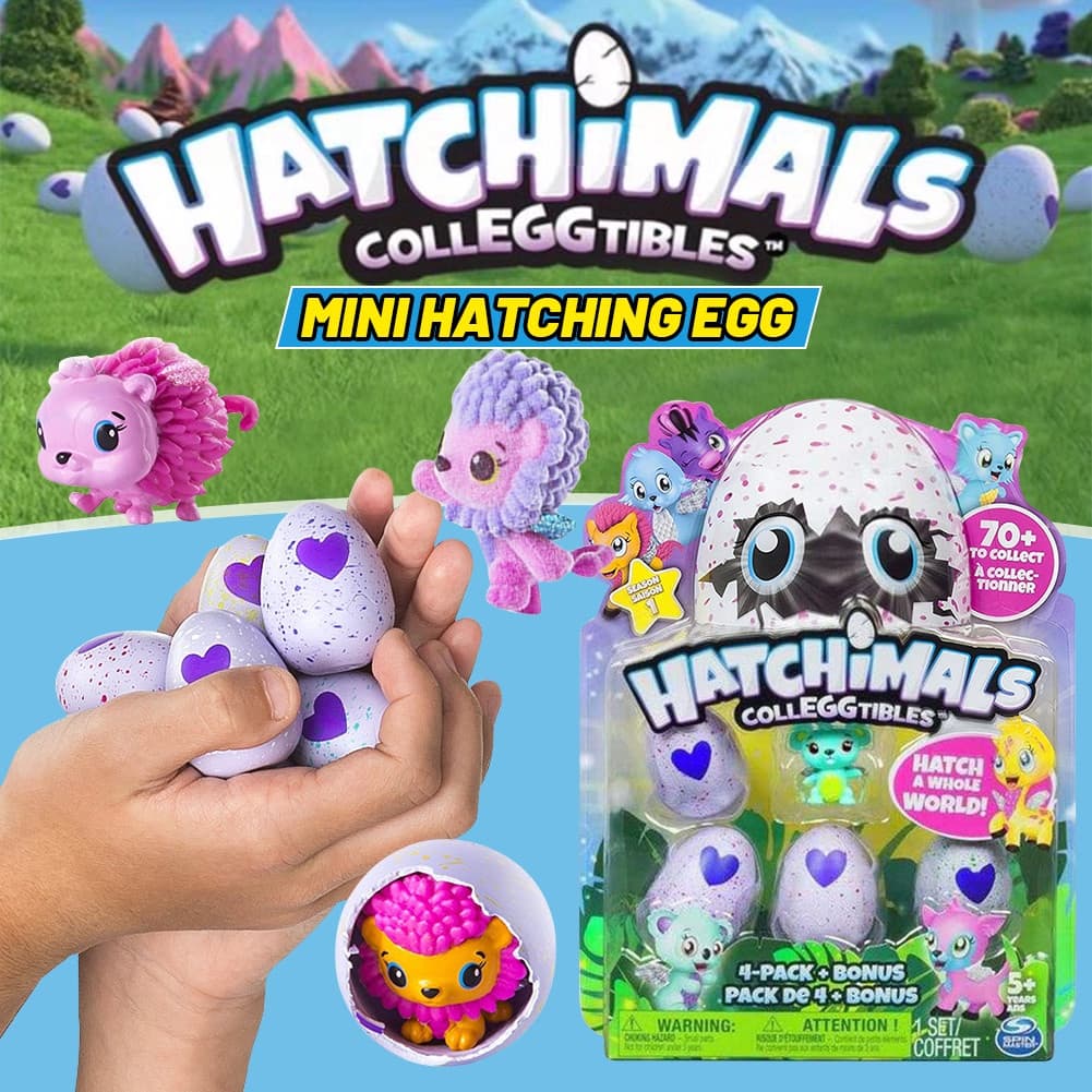 Ovo Genuíno Hatchimals Egg S6 Royal Family Series Hatching Mini Eggs A Coleção Gênio Mágico Brinquedos Presentes