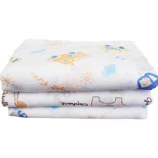 Kit Toalha Fralda 100% Algodão 3 Unidades