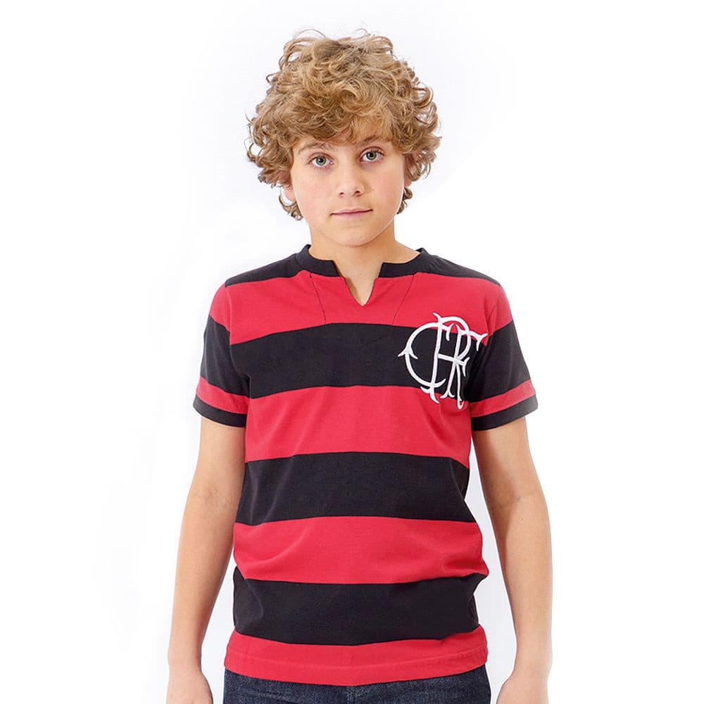 Camisa Flamengo Infantil Retrô Tri Carioca Oficial