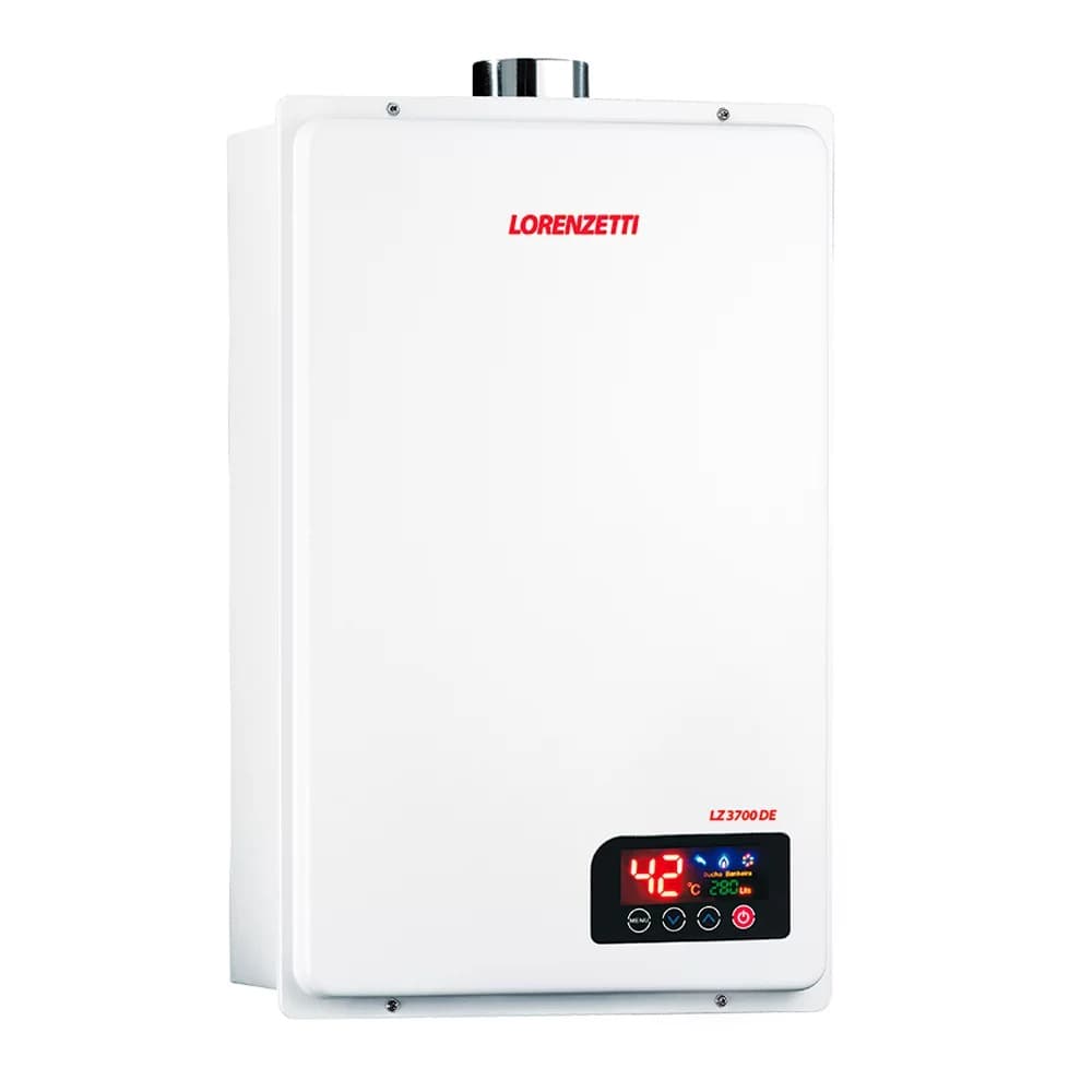 Aquecedor à Gás LZ 3700 Digital Eletrônico GLP Lorenzetti