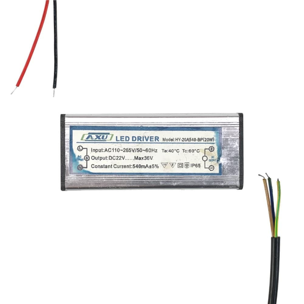 Driver Reator De Led Para Refletor 20w Reposição Bivolt