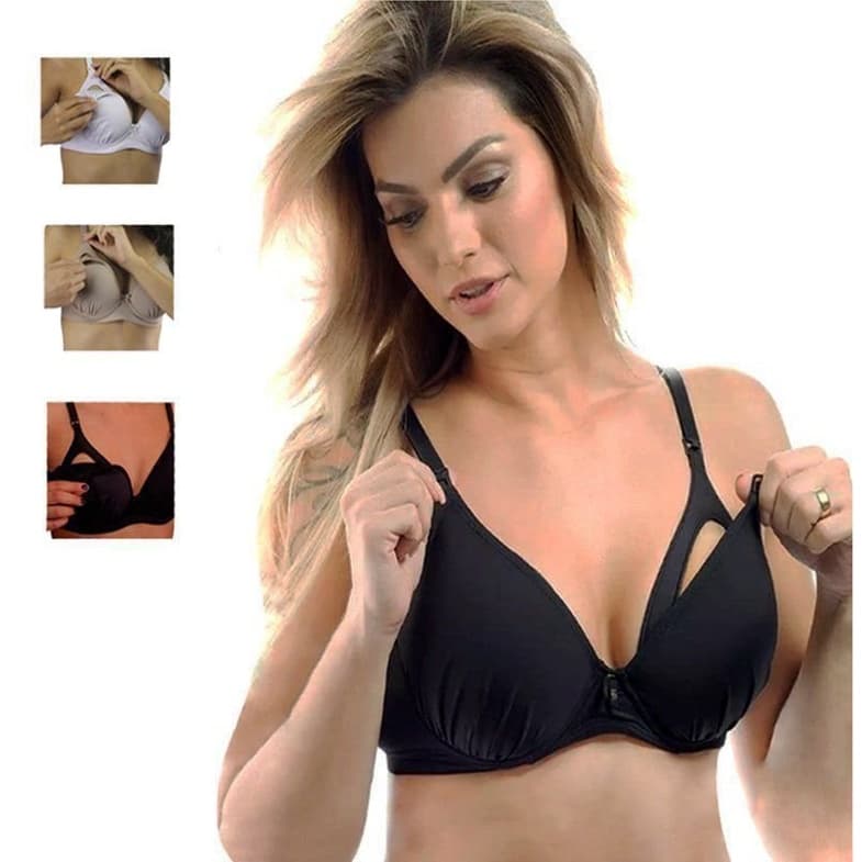 1  Sutiã Amamentação S/ Bojo Carícia Conforto