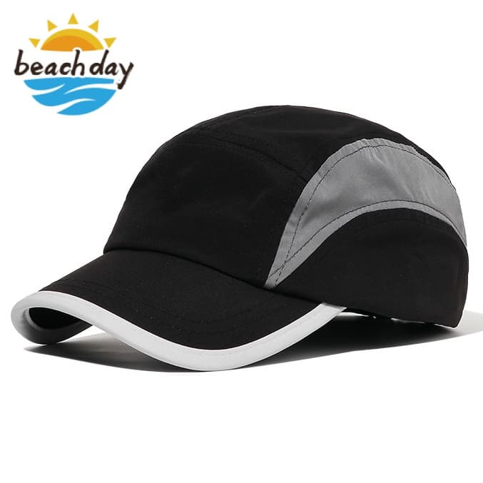 5Panel Hats Cooling Baseball Cap Chapéu De Basebol Curvo Para Homens Seco Rápido Boné Clássico Jockey Camper UPF50 + Sol