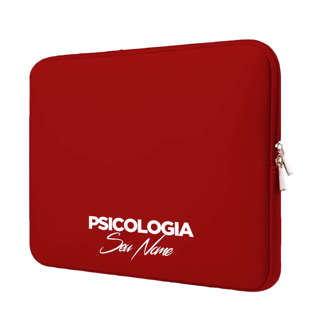 Capa Case Pasta Maleta Notebook Macbook Personalizada Neoprene 15.6/14.1/13.3/12.1/11.6/17.3/10.1 Psicologia 3
