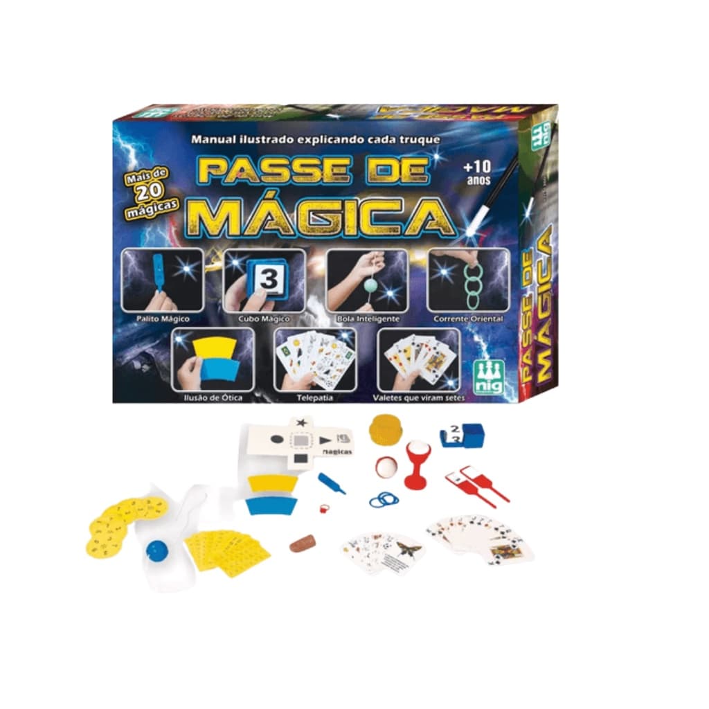 Jogo Passe De Mágica - Nig Brinquedos