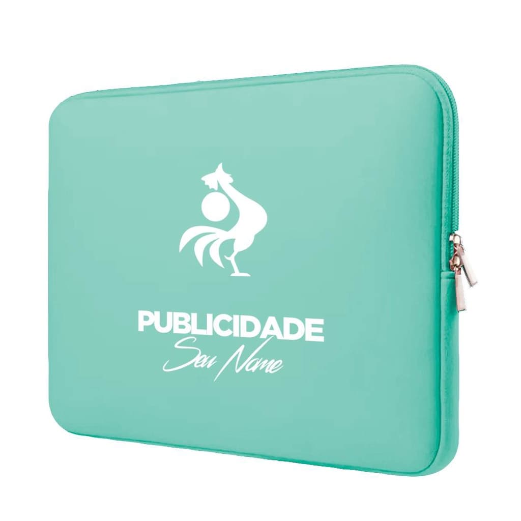 Capa Case Pasta Maleta Notebook Macbook Personalizada Neoprene 15.6/14.1/13.3/12.1/11.6/17.3/10.1  Publicidade 1
