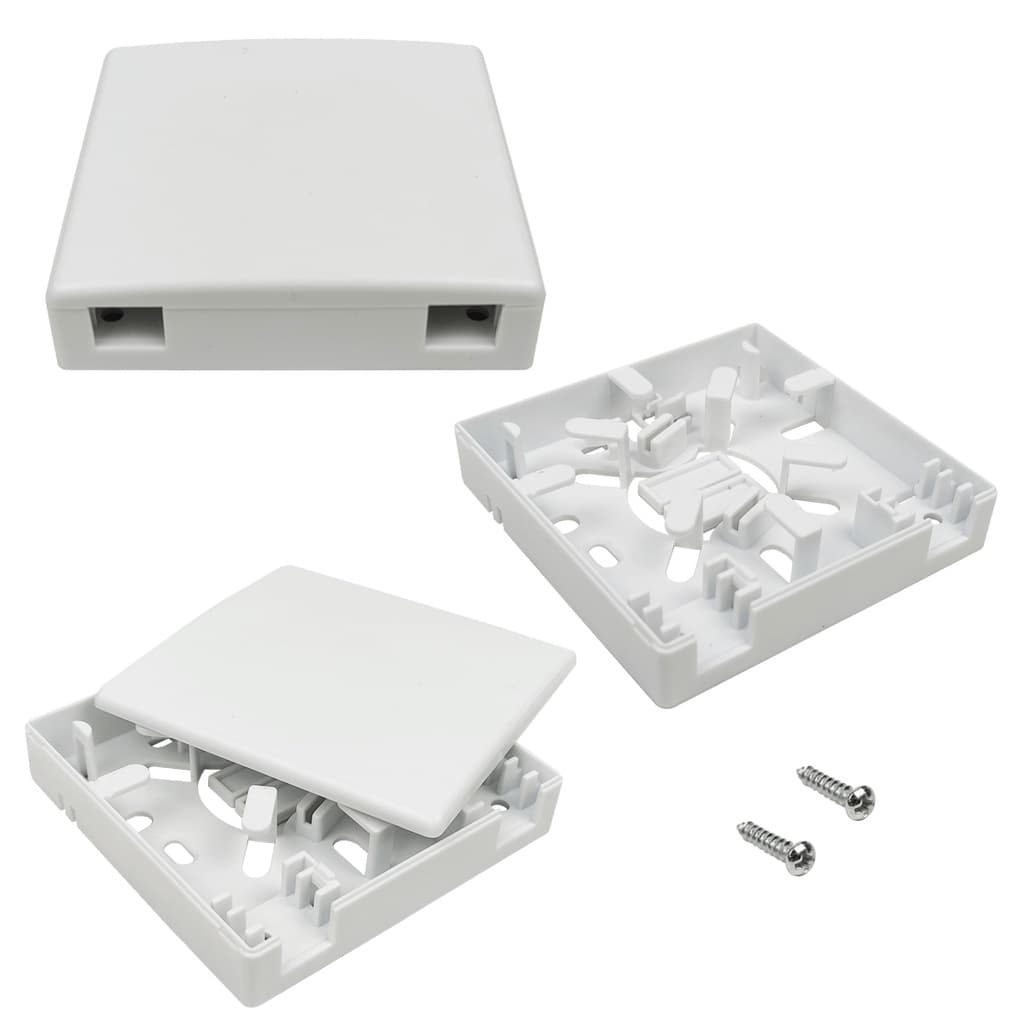 CAIXA ROSETA ÓPTICA NAZDA NZ-PTO01 TERMINACAO (PTO) SEM CONECTOR