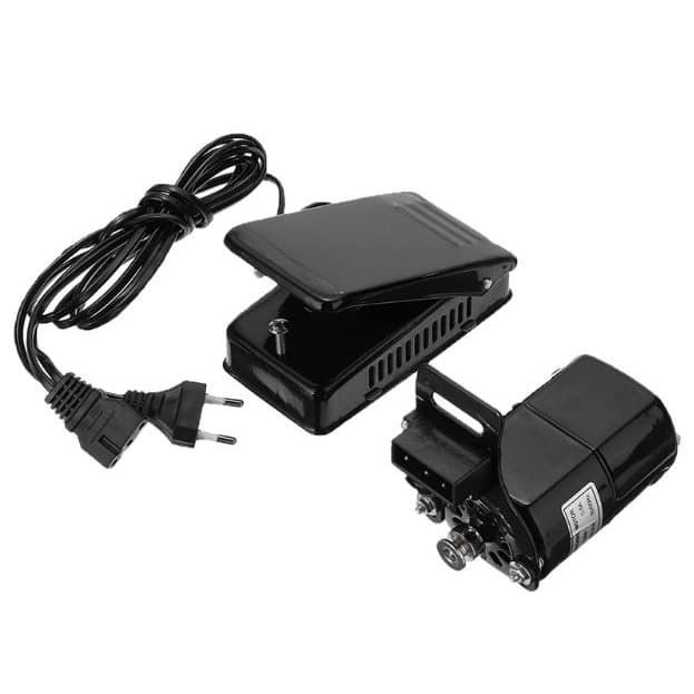 Motor e Pedal Para Maquina de Costura  Singer / Elgin / Vigorelli e  Similares Domestica