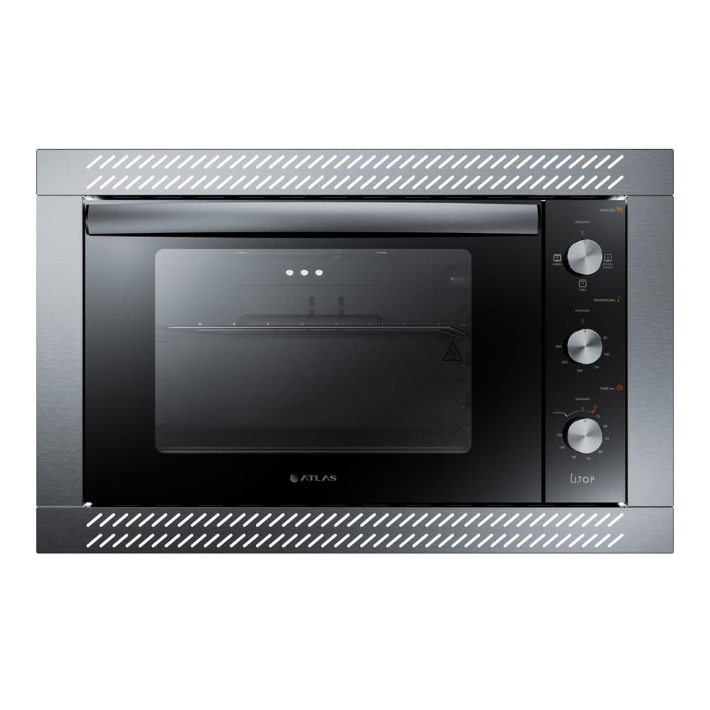 Forno de Embutir Elétrico Preto 44L com Grill e Timer Atlas U Top 127V
