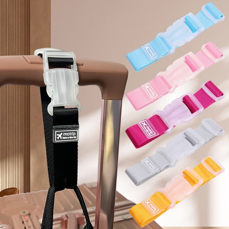 Novas Alças Multicoloridas Ajustáveis Para Bagagem Mala De Viagem Ganchos De Trava Fivela De Suspensão Acessórios Anti-Perda