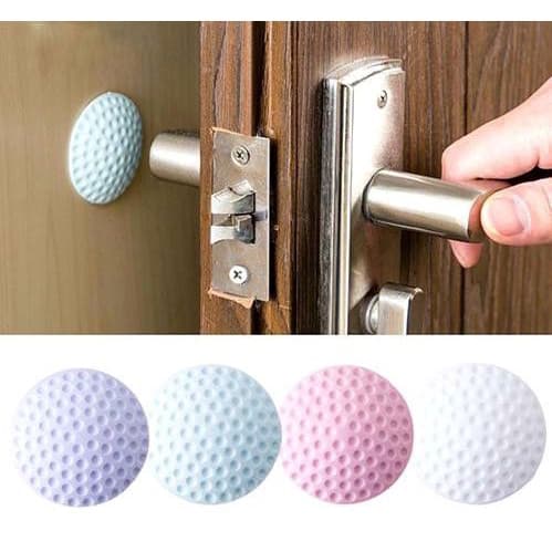 Protetor Auto Adesivo Porta Maçaneta Parede Anti-Impacto Sem Danos Na Parede 020304