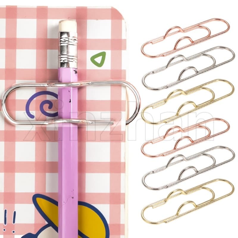 Clipe De Caneta De Metal Multifuncional/Suporte Para Instrumento De Escrita/Marcador De Pino De Fivela Criativa/Artigos 