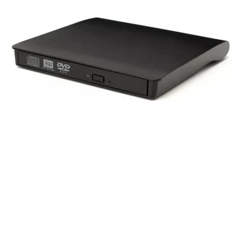 Gravador Externo Dvd Usb 3.0 Preto Ou Preto Novidade