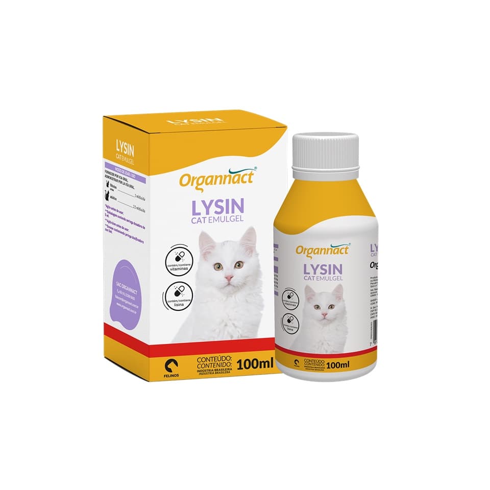 Lysin Cat Emulgel 100ml - Organnact