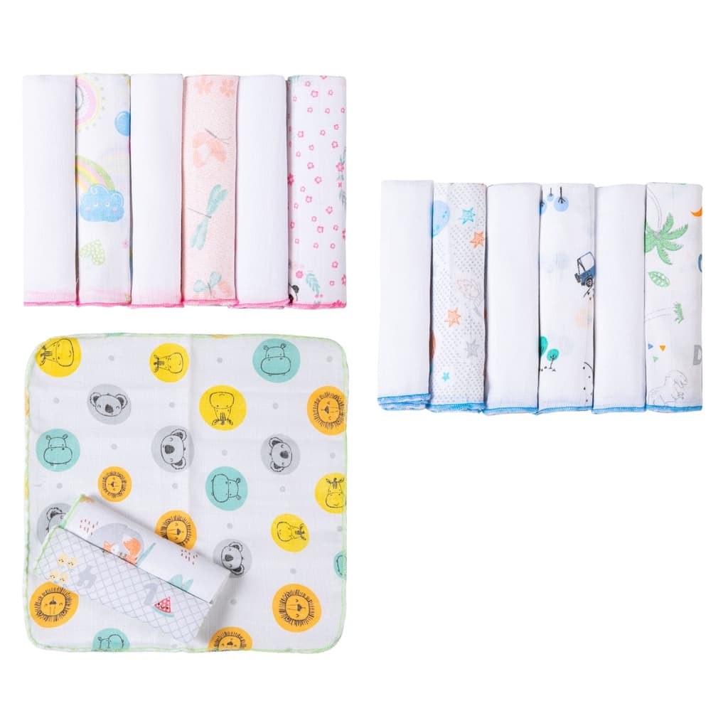 Pano de Boca Papi Karinho 30x30cm com 6 unidades