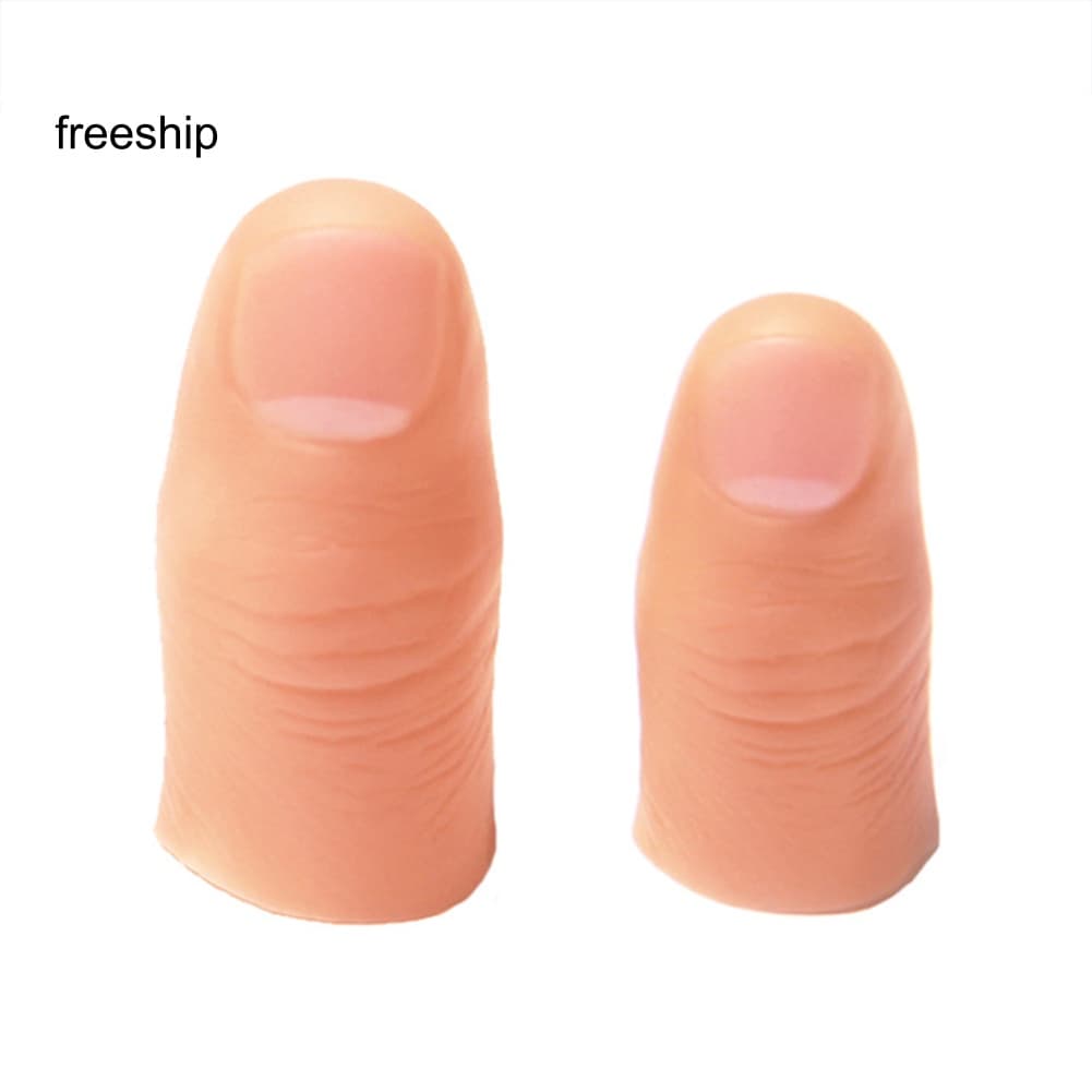 Free-5Pcs Dedos Macios Falsos Dicas De Brinquedo Fechar Palco Truque Mágico Prank