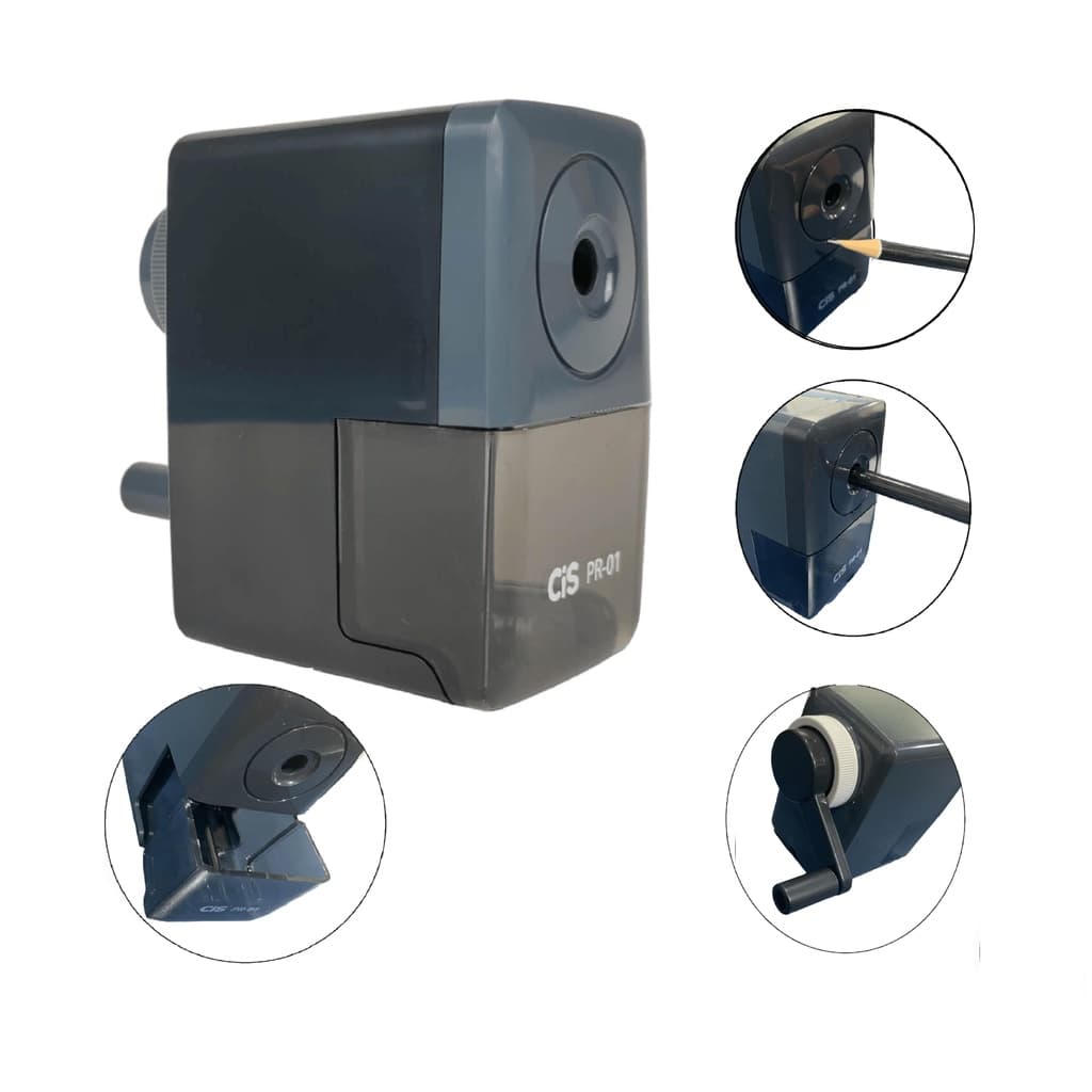 Apontador De Mesa Mecânico Com Manivela e Deposito Pr-01 Cis