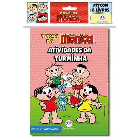 Kit com 8 livros -Turma da Mônica boas maneiras