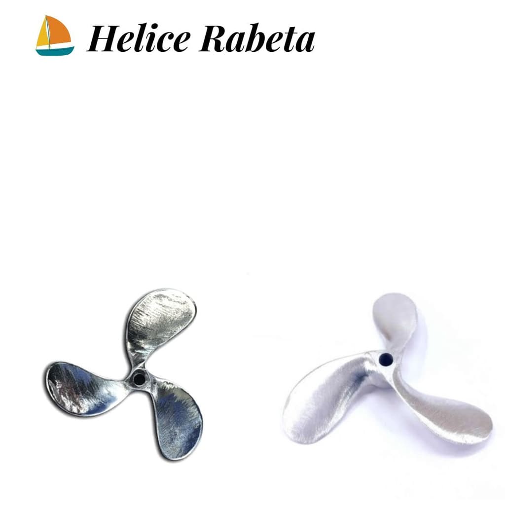 Hélice Motores Rabeta Com 3 Pás 6,5hp Em Alumínio Barco