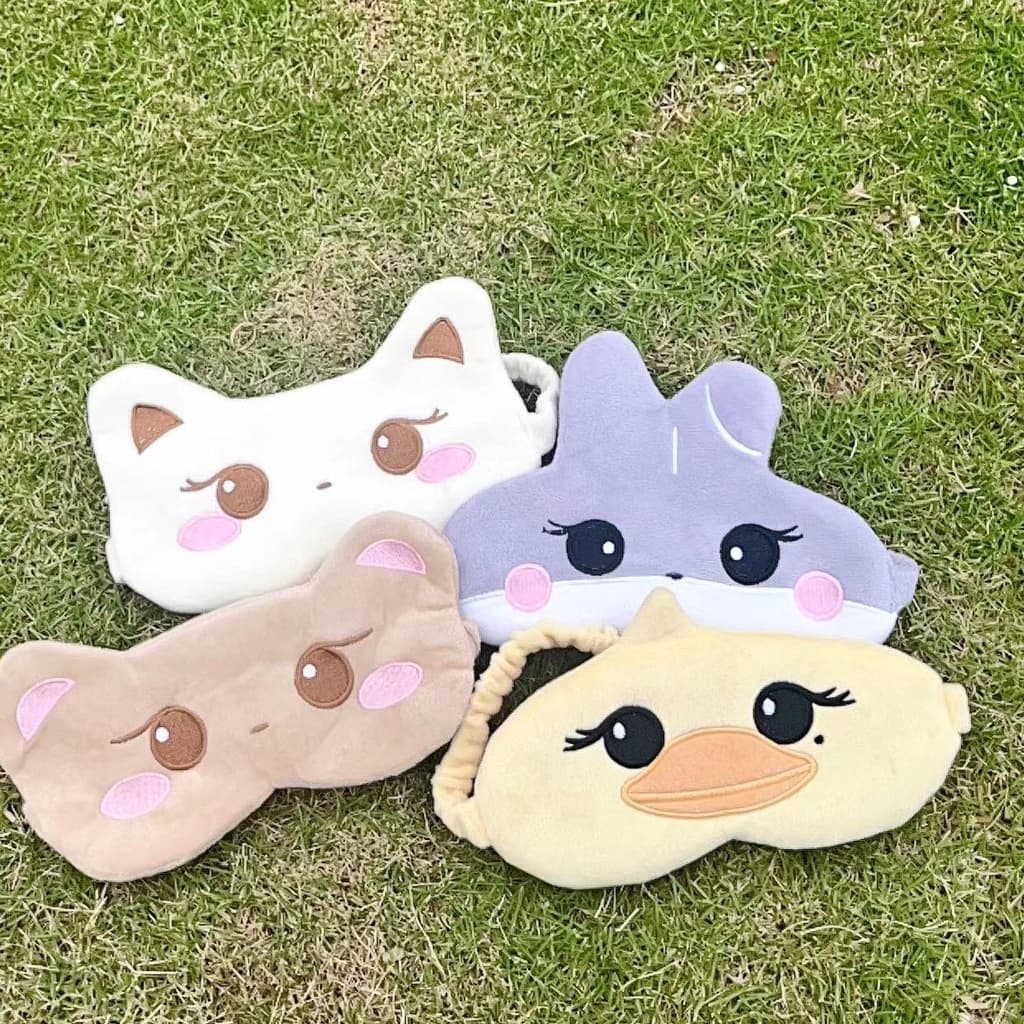 Kpop Idol BLACKPINK Personagem Máscara De Olhos De Cartoon Bonitinho Para O Sono Capa Macia Hade Sleeping Aid Night Eyep
