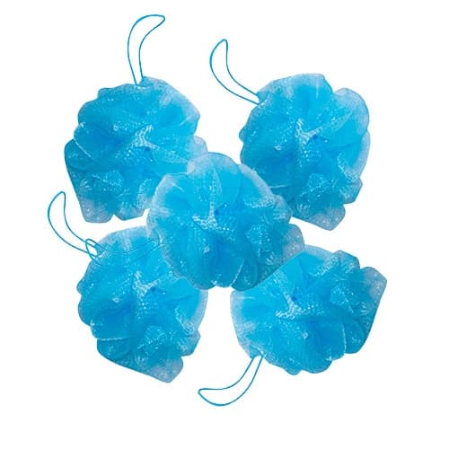 5 Unid Esponjas Bucha Para Banho Fofinha Nylon