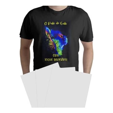 OBM - Power Film Termo Colante Sublimático - Toque Invisivel - A4 - 10 Folhas p Impressão