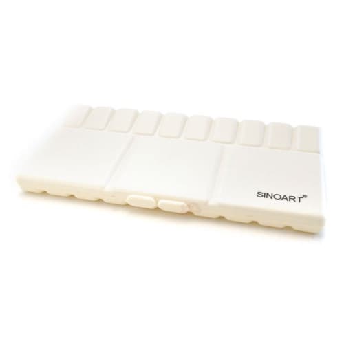 Gode Plastico Retangular 10 Cavidades com tampa SINOART ou Keramik