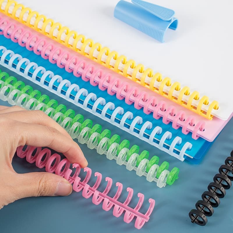 Anel De Encadernação De 30 Furos De Fivela De Folha Solta/Caderno De Bricolagem Plástico Cortável/Destacável