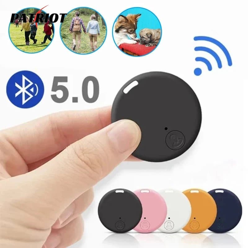 Localizador De Rastreamento Bidirecional Bluetooth 5.0 Portátil Inteligente/Posicionamento GPS Tampa Deslizante De Alarme Anti-Perda/Telefone Celular Redondo Dispositivo Para Crianças E Idosos Animais De Estimação