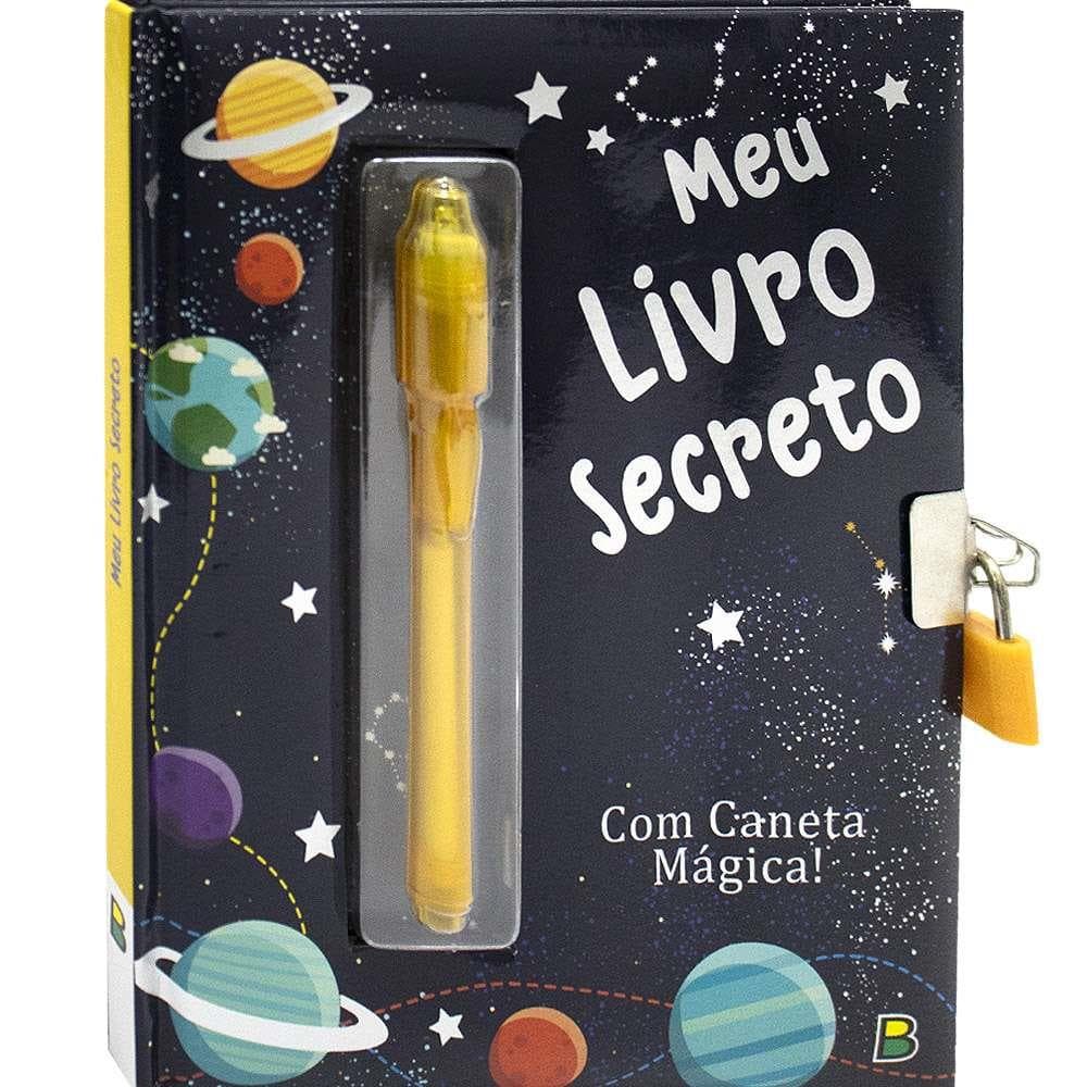 Meu Livro Secreto Com Caneta Mágica e Cadeado