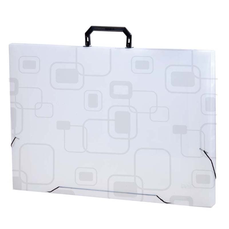 Maleta com alça Dellofine A3 cristal 2151.H Dello