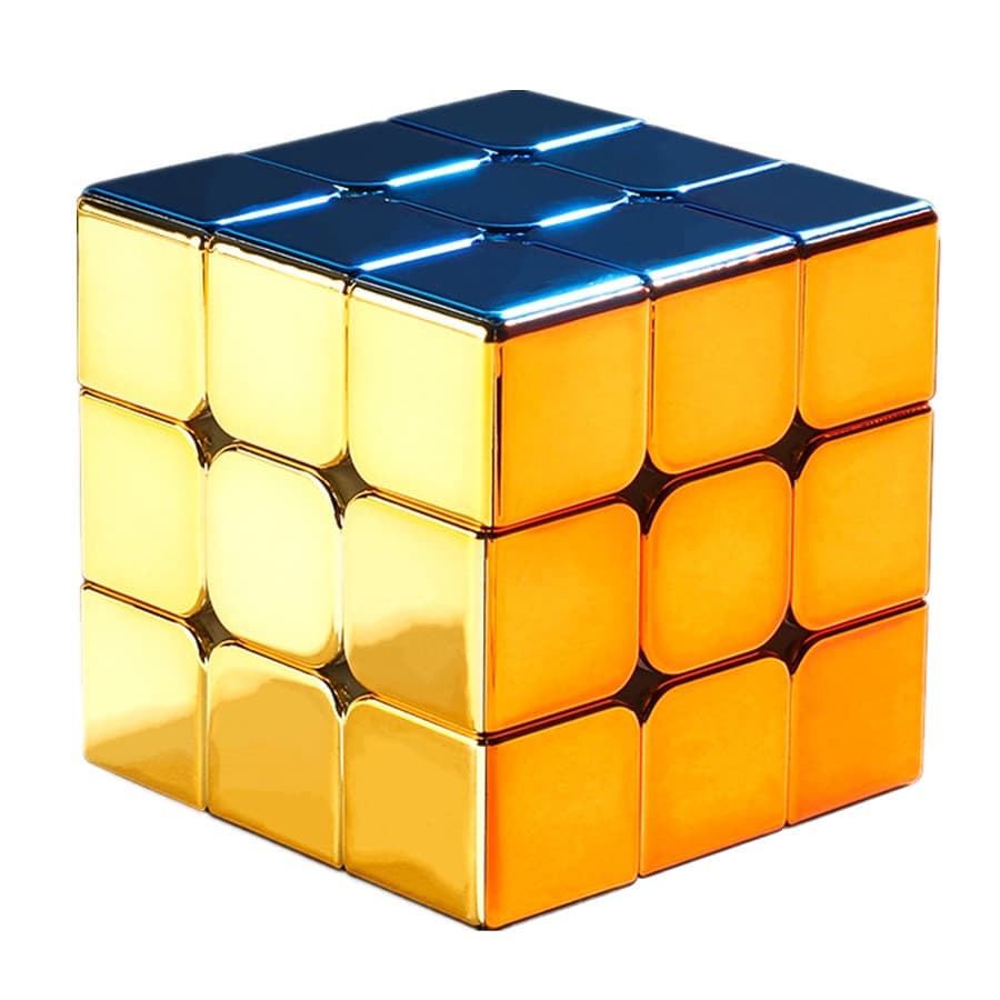 Shengshou Metallic Magnetic 3x3 Cubo Magnético Profissional SpeedCube Magico Puzzle Brinquedo Para Crianças Presente