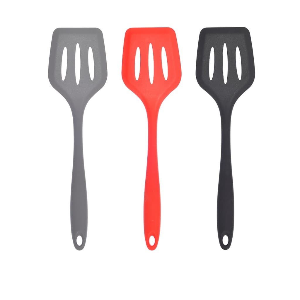 Espátula Perfurada Fritura Utensílio 28,5 cm Vazada Silicone CFR