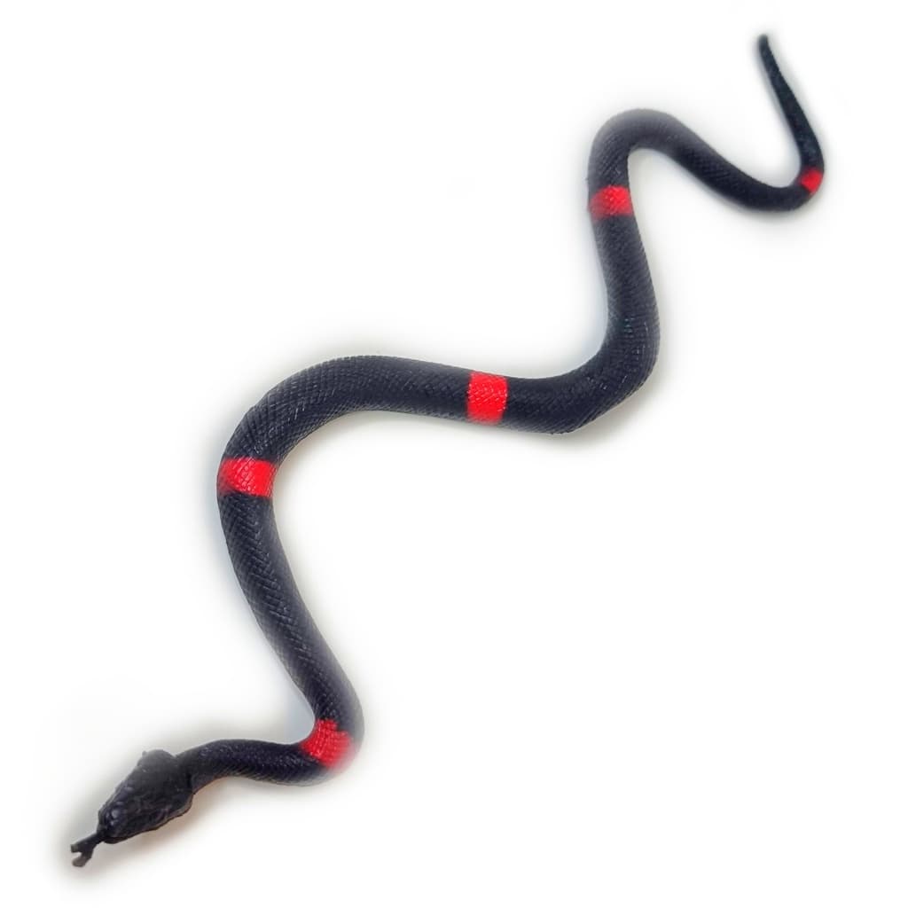Cobra Realística Serpente Brinquedo Borracha Pegadinha Susto