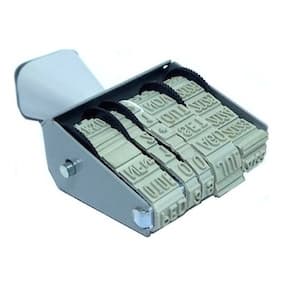 Carimbo Datador Rotativo p/ Validade Fabricação Lote Peso Pedaço Quantidade Modelo Referência Código