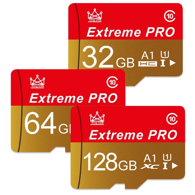 Cartão De Memória 256GB 128GB 64GB Extreme Pro Mini SD 32gb 16gb U1 V10 TF Flash De Alta Velocidade Para Câmera Telefônica Drone