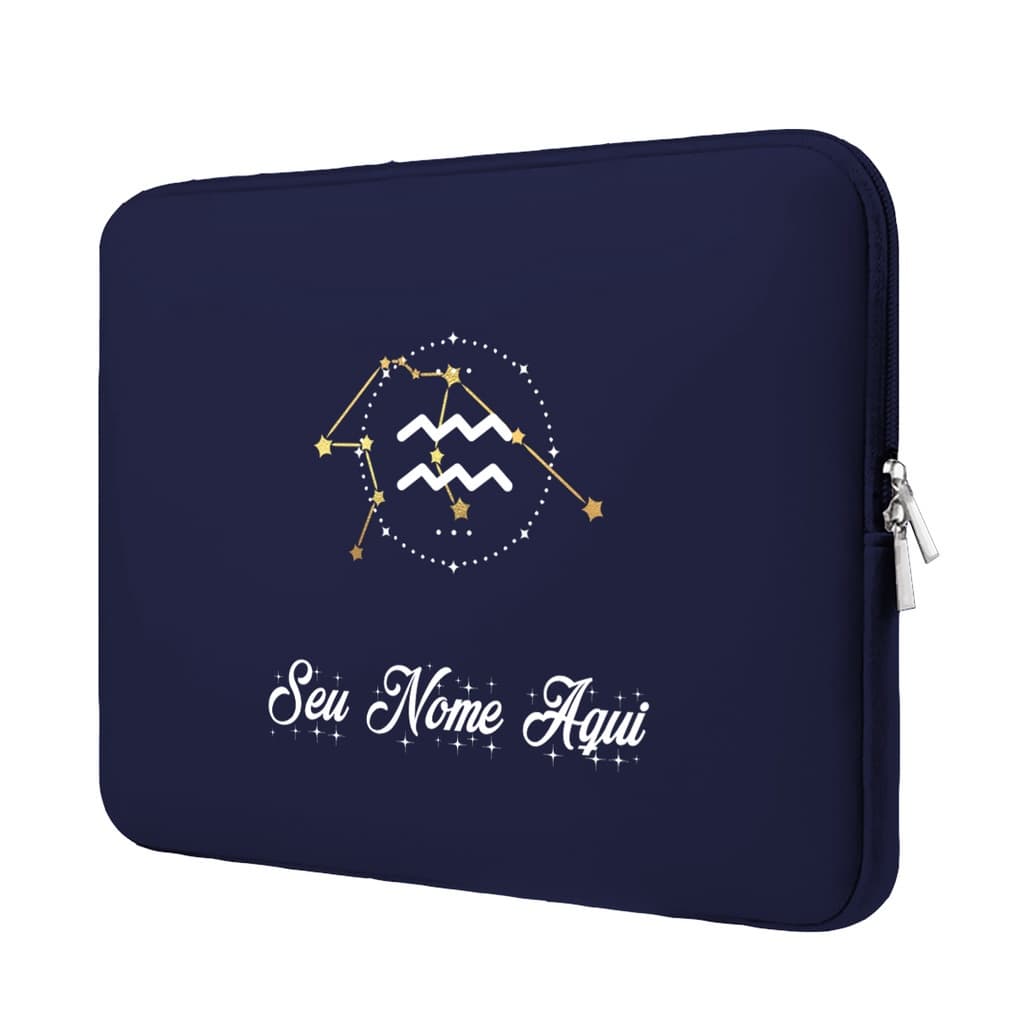 Case Capa Maleta Para Notebook Macbook Personalizada 10 11 12 13 14 15 17 POLEGADAS Signos Aquário