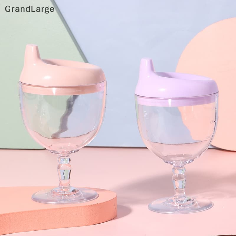 [Taças De Plástico Para Bebês Copos Altos Vinho Crianças Suco Leite BR
