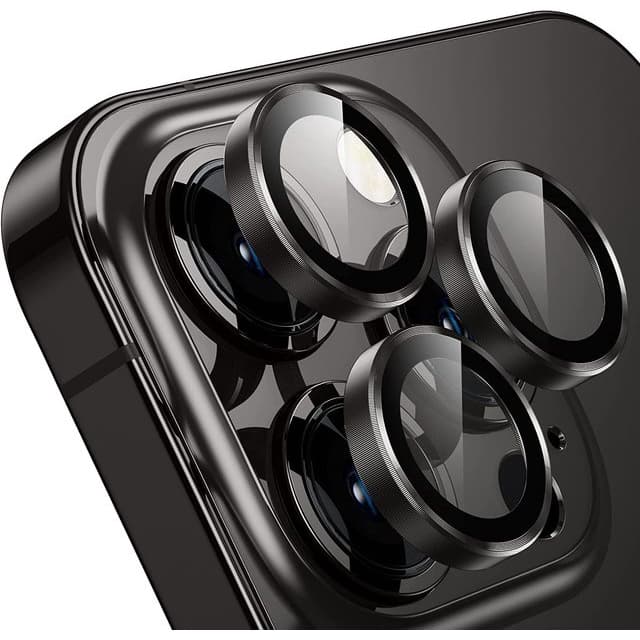 Kit 3X Pelicula Camera Lente Para iPhone 12 Pro Max - Protecao e Beleza Juntos