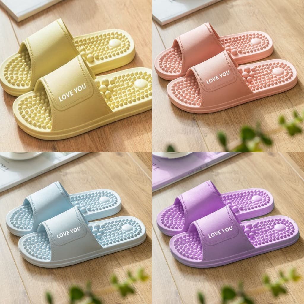 Chinelos Japoneses Antiderrapantes De Massagem Sandálias De Banho De Acupressão