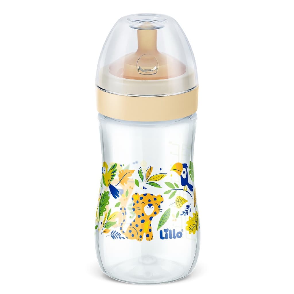 Mamadeira Super Evolution com Bico em Látex 300ml 0m+ Lillo