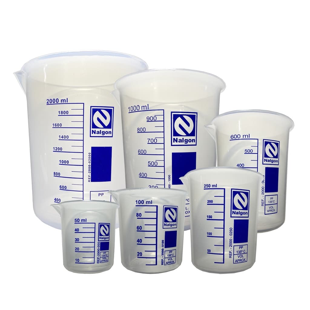 Becker Bequer Em Pp 50+ 100 + 250 + 600 + 1000 + 2000 Ml Kit